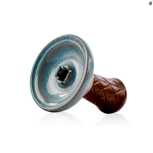 Rage Ceramic Hookah Phunnel Bowl - Blue