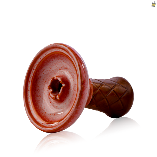 Rage Ceramic Hookah Phunnel Bowl - Red