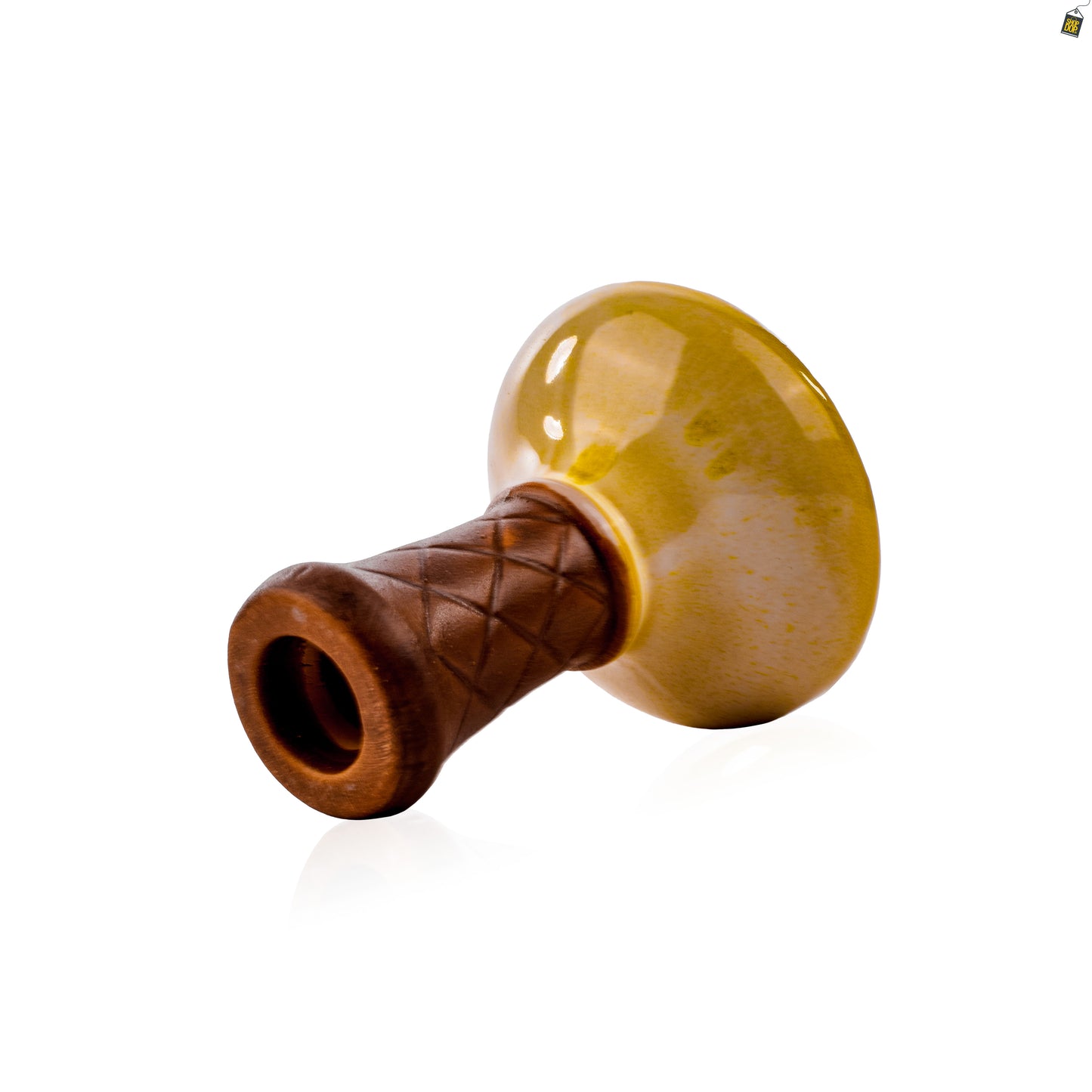 Rage Ceramic Hookah Phunnel Bowl - Yellow