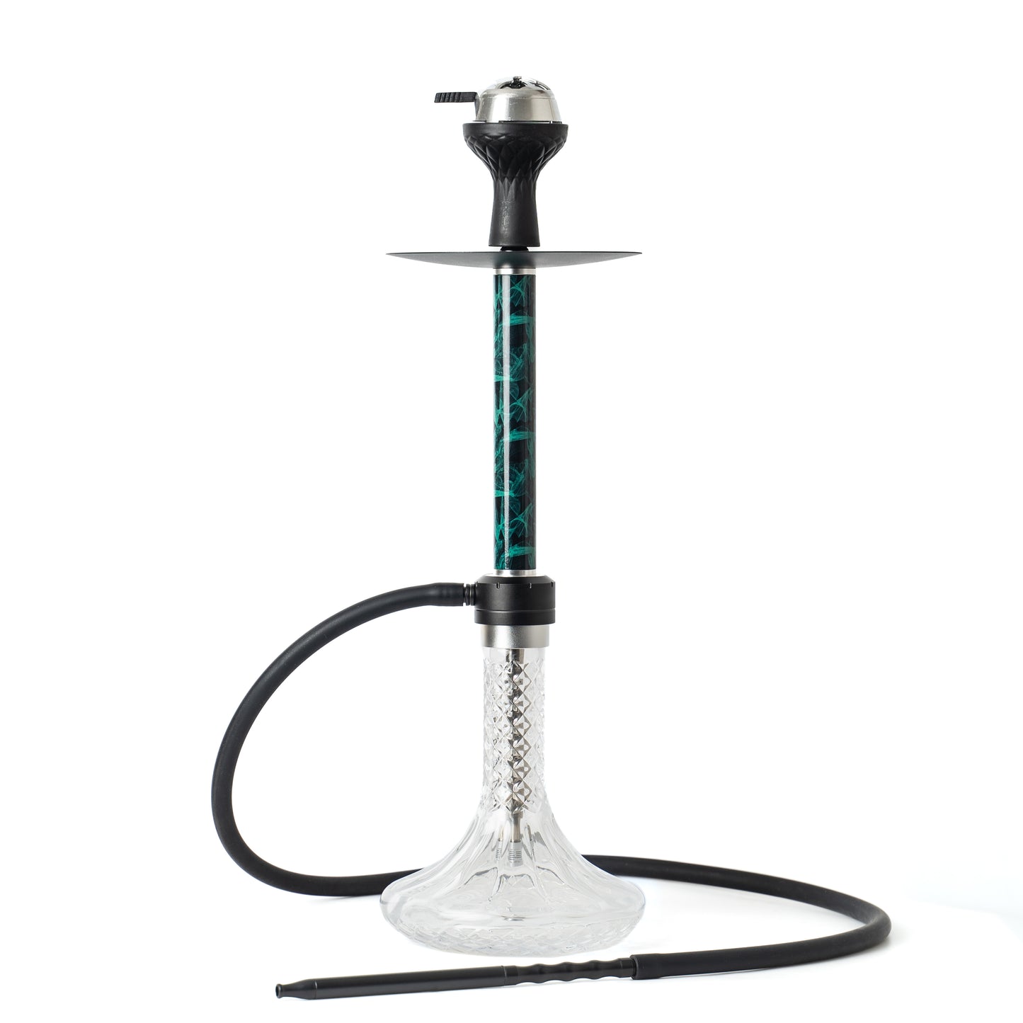 Ray X Designer Cut Base Hookah - Green