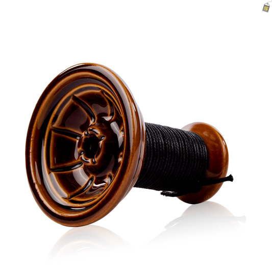 Shadow Puff Ceramic Hookah Phunnel Bowl - Black