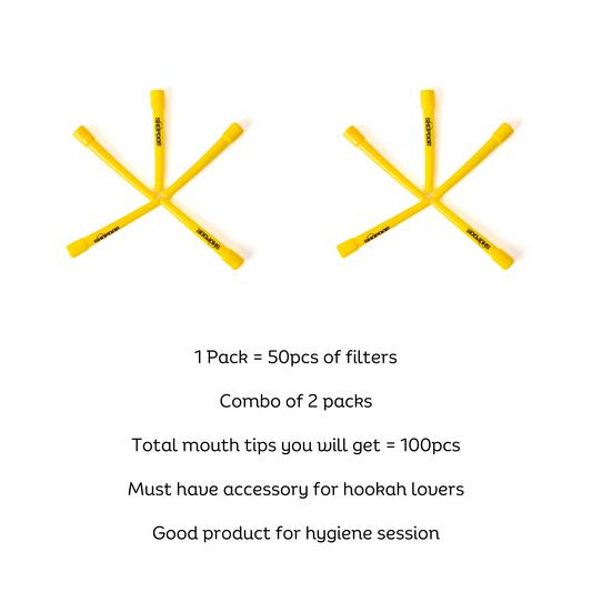 Shopdop Hookah Mouth Tips Filters (Pack of 2)