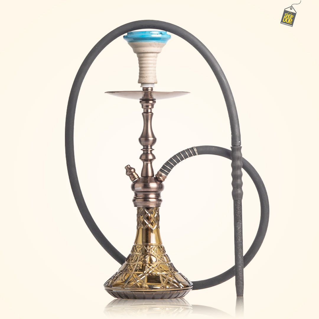 COCOYAYA Simba Hookah - Bronze Stem (Brown Base)