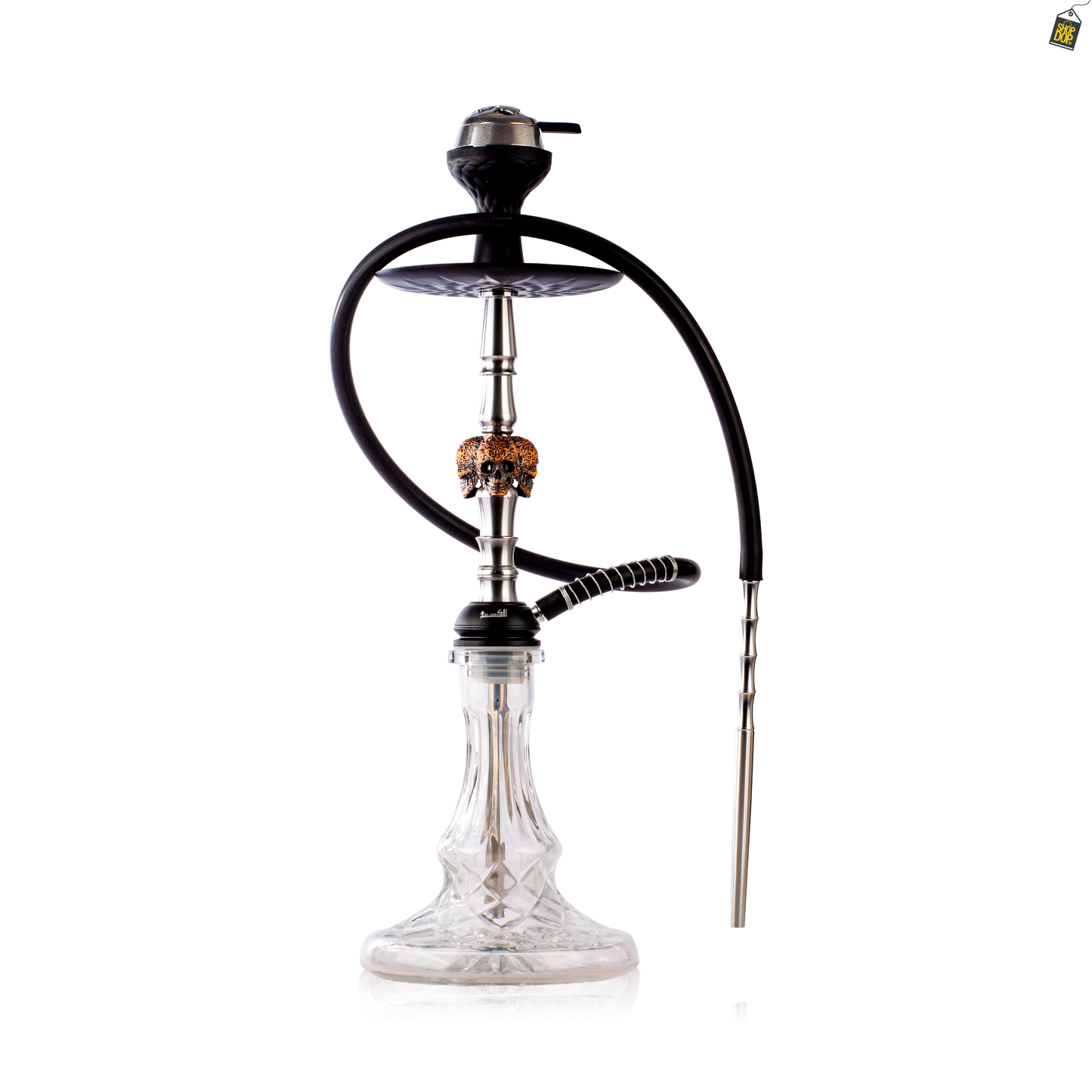 Skull Trinity Hookah - Brown