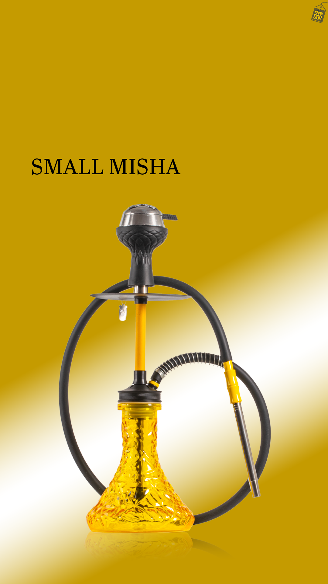 Small Misha Hookah - Yellow