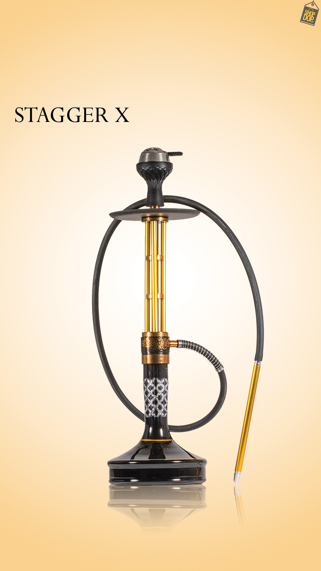 Stagger Hookah - Gold
