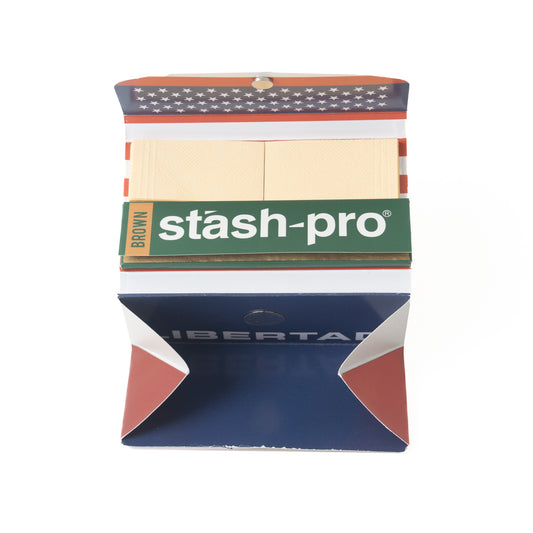 Stash Pro Magnetic Ripper Tipper White/Brown Paper & Tips Pack - Single Book
