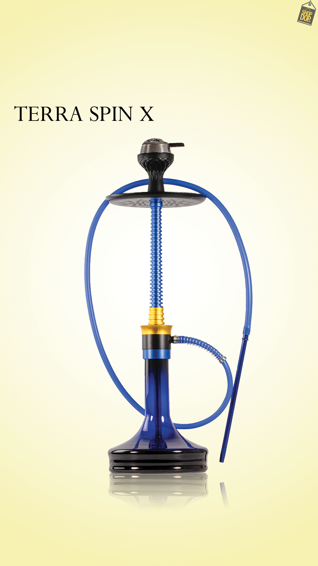 Terra Spin Hookah - Blue