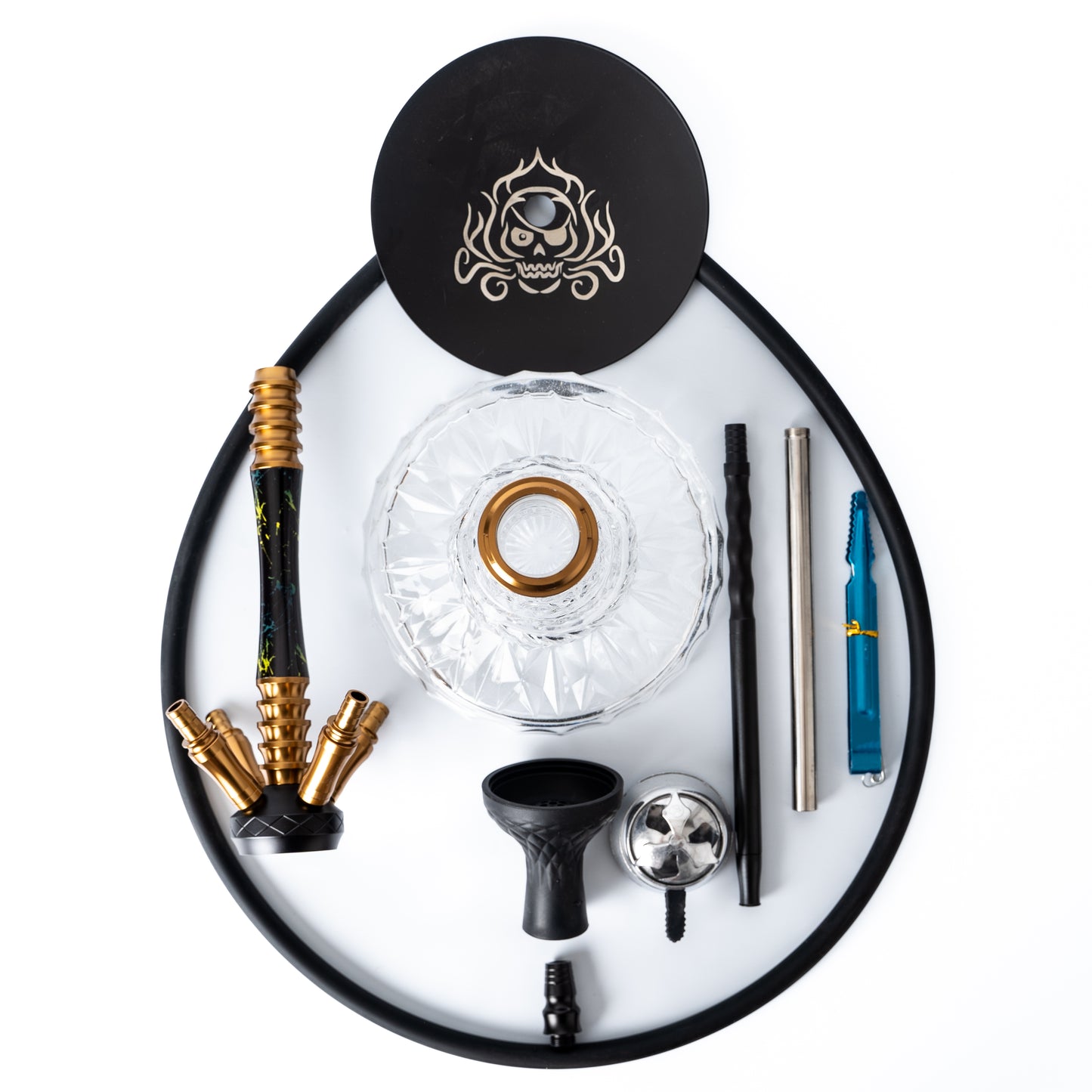 Thugs Persian 4 Pipe Hookah - Green