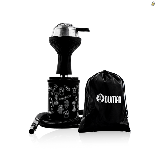Togo Hookah with Pouch - Black