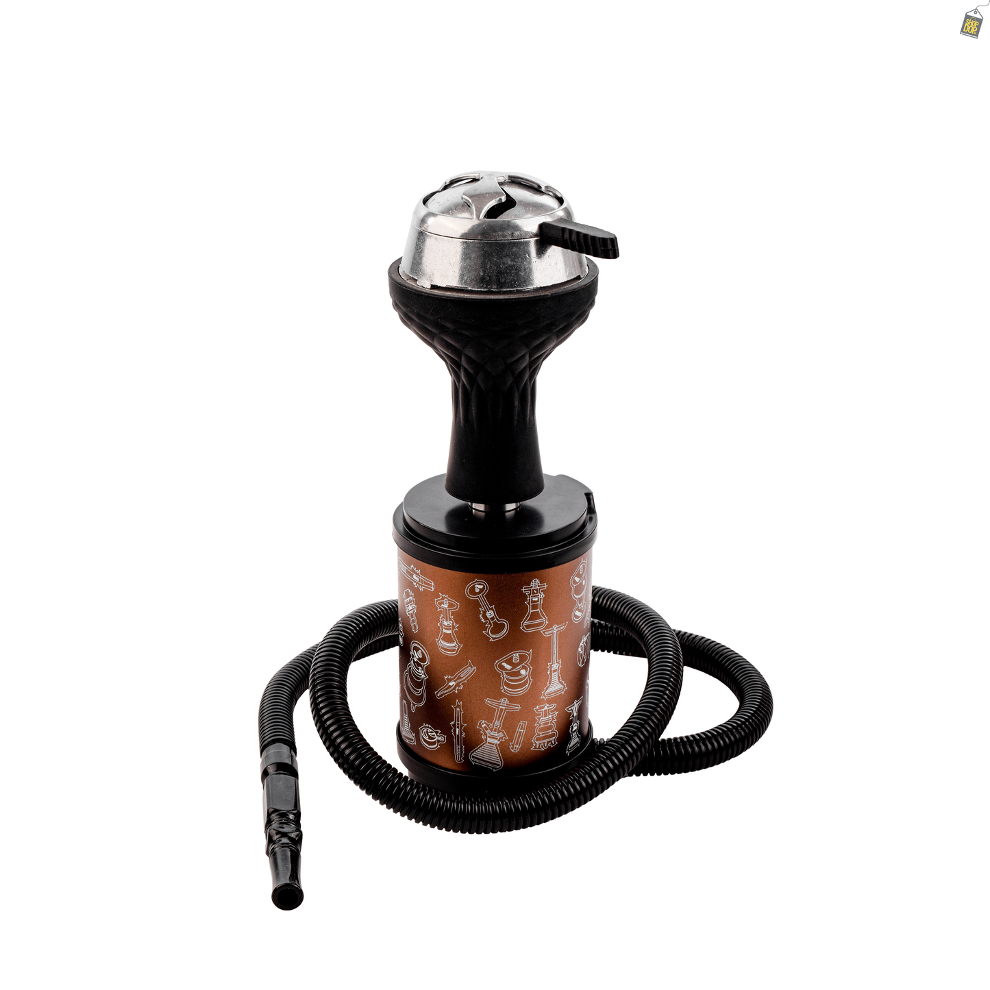 Togo Hookah with Pouch - Brown