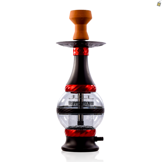 Trangu Hookah with LED Light - Red