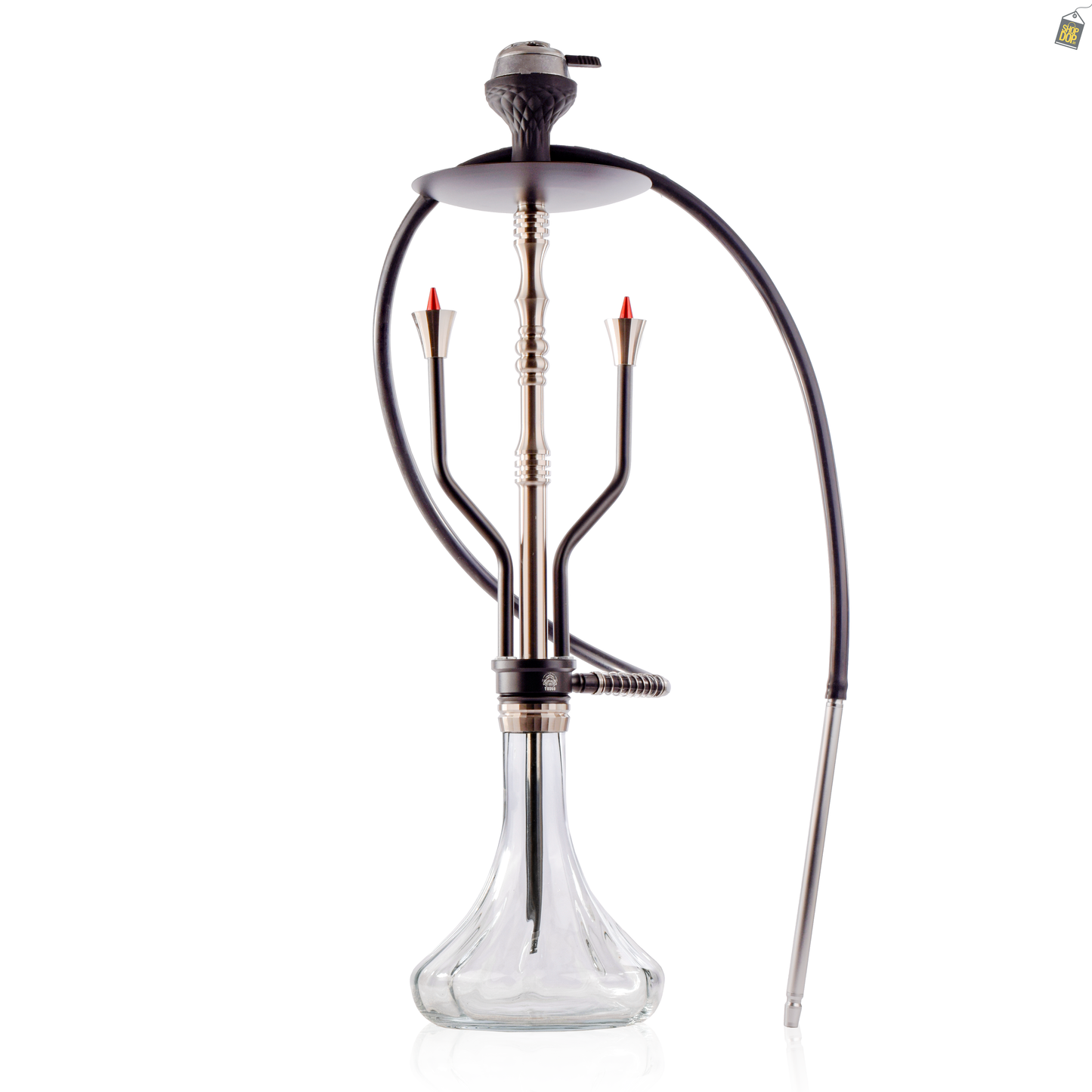 Trident Hookah - Silver