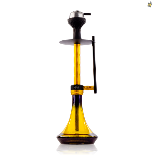 Cloudy Hookah with Bag - Gold