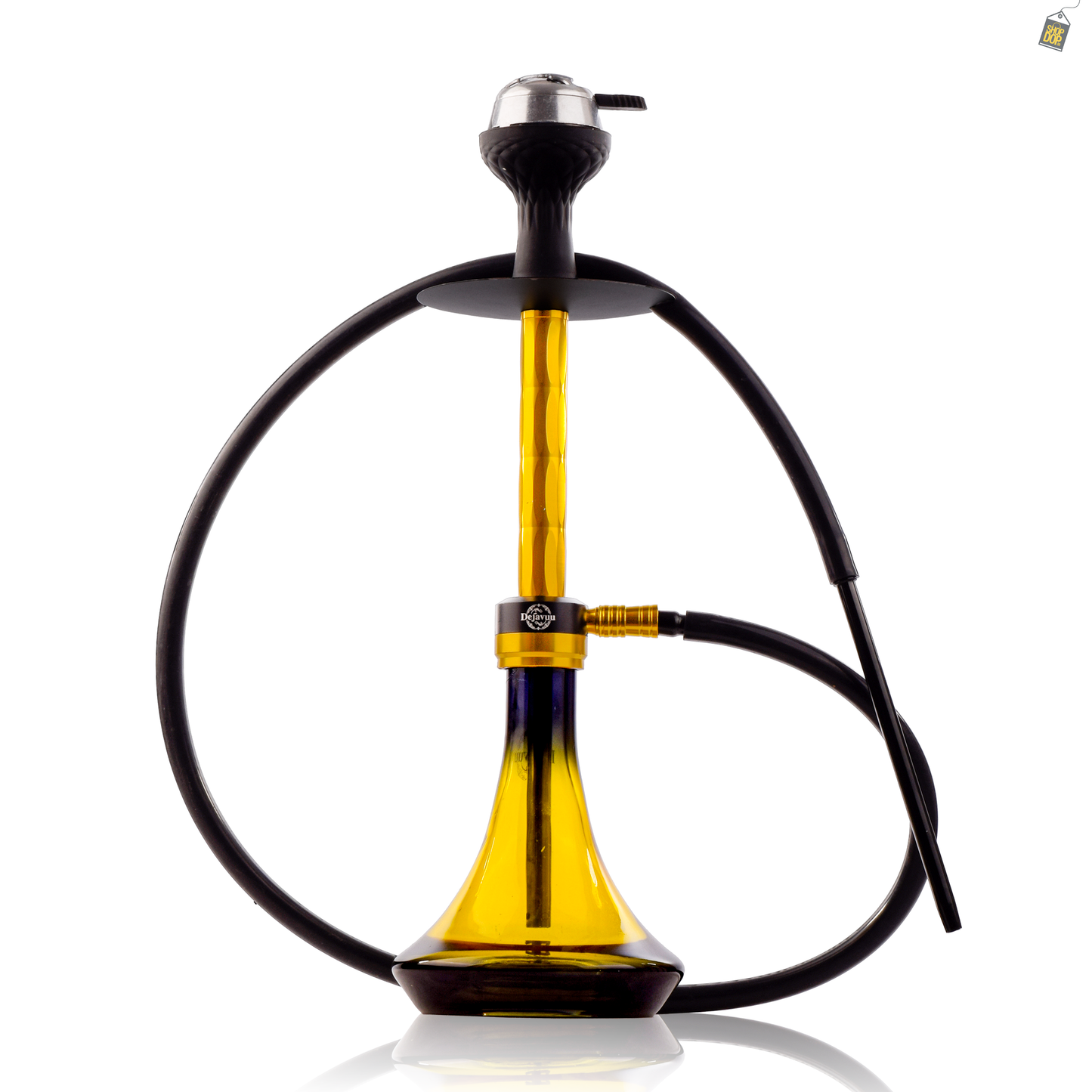 Cloudy Hookah with Bag - Gold