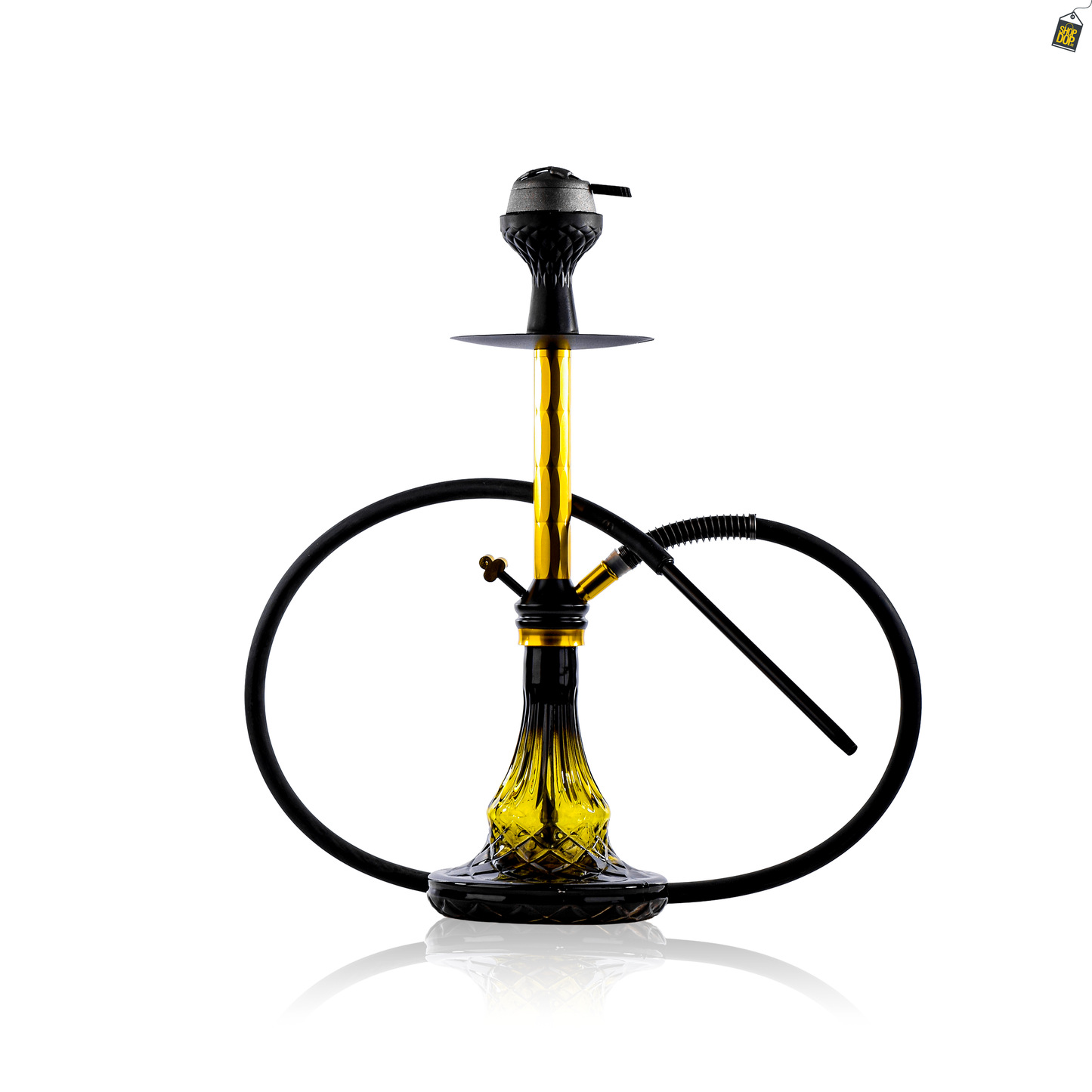 Trinqual Hookah - Gold