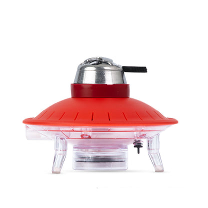 UFO Hookah with LED Light & Remote - Red