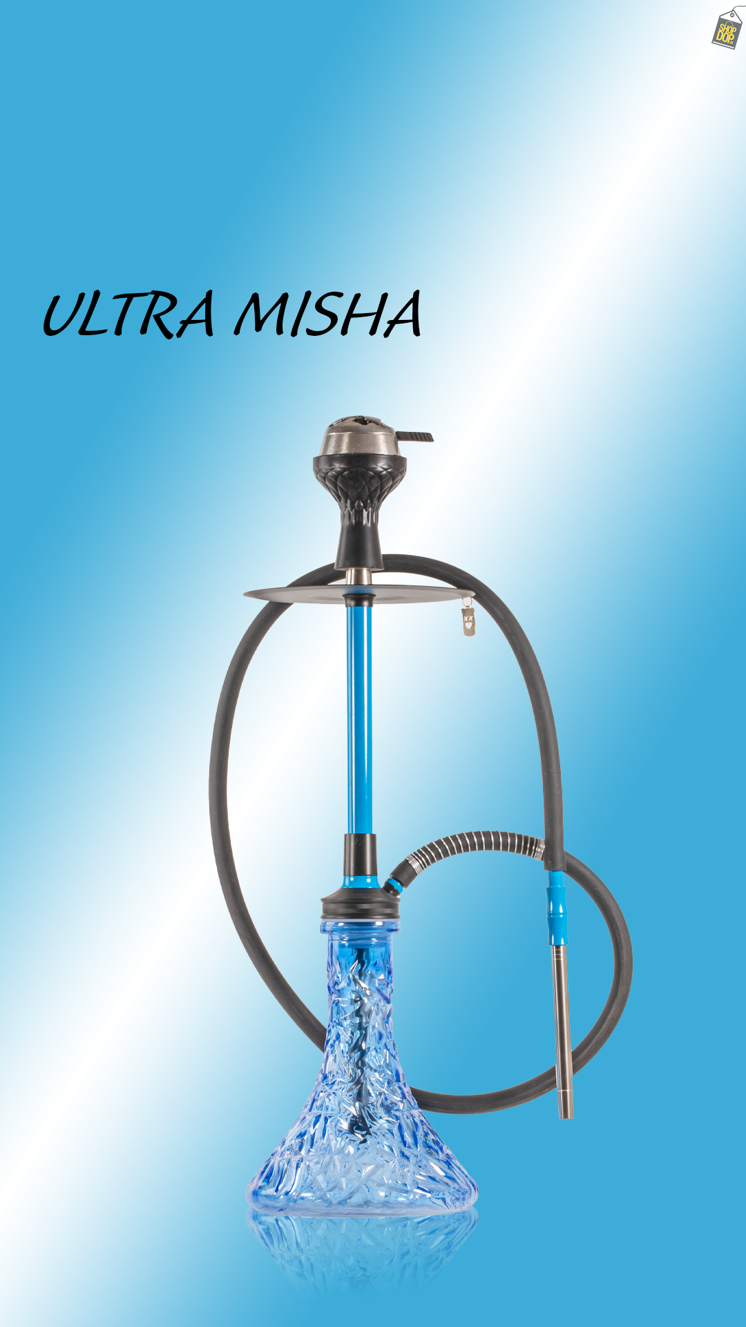 Ultra Misha Hookah - Blue