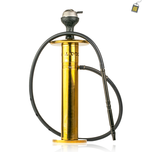 VG BB Tower Hookah with Bag - Golden