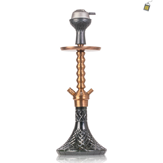 VG Joe Ladder Hookah with Bag - Bronze Stem / Black Base