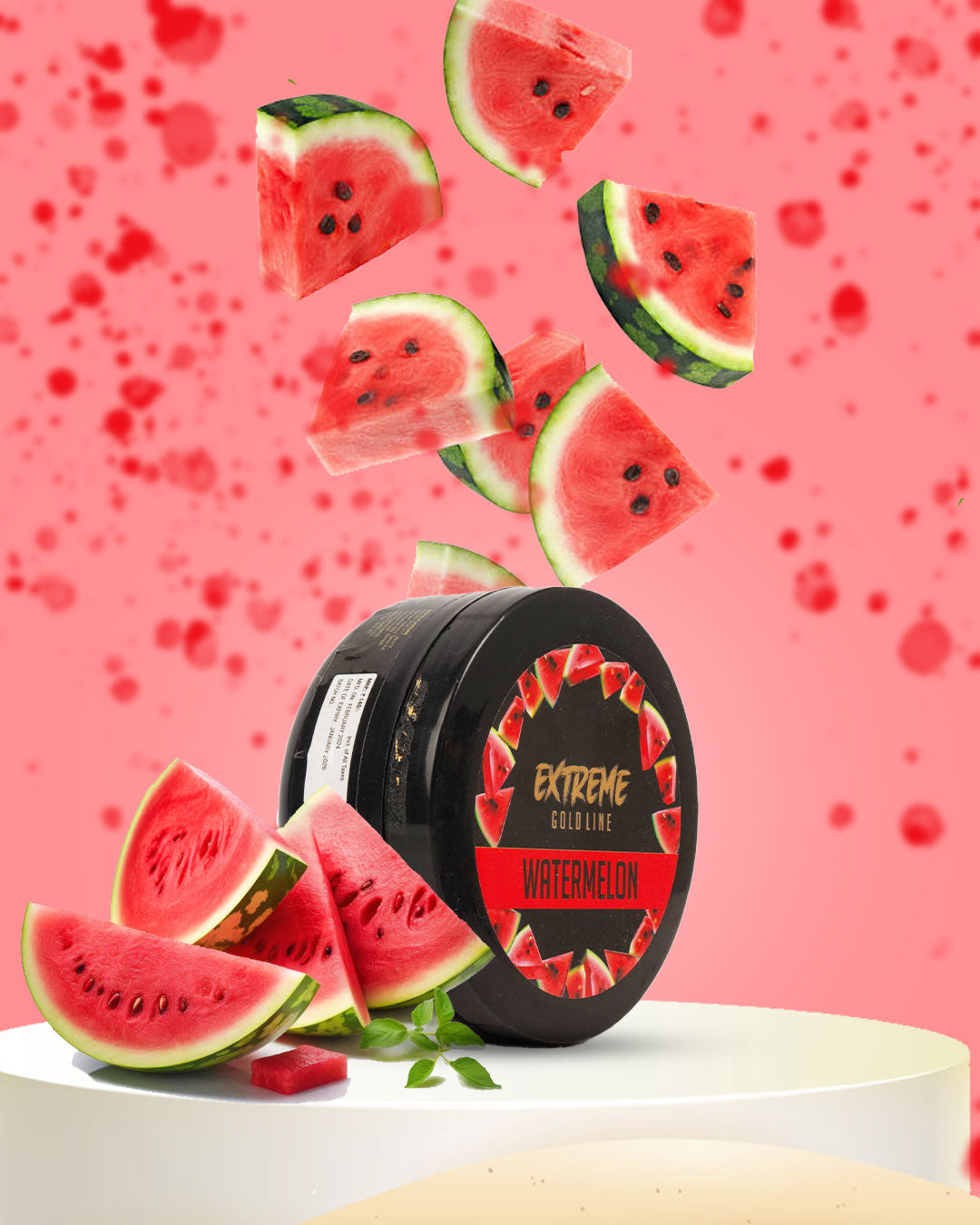 Extreme Gold Line Watermelon Hookah Flavor - 100g Box