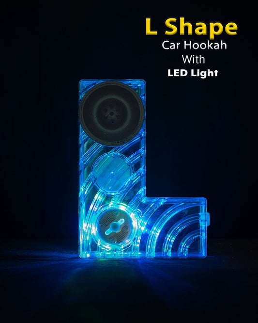 L Shape Car Hookah - Blue