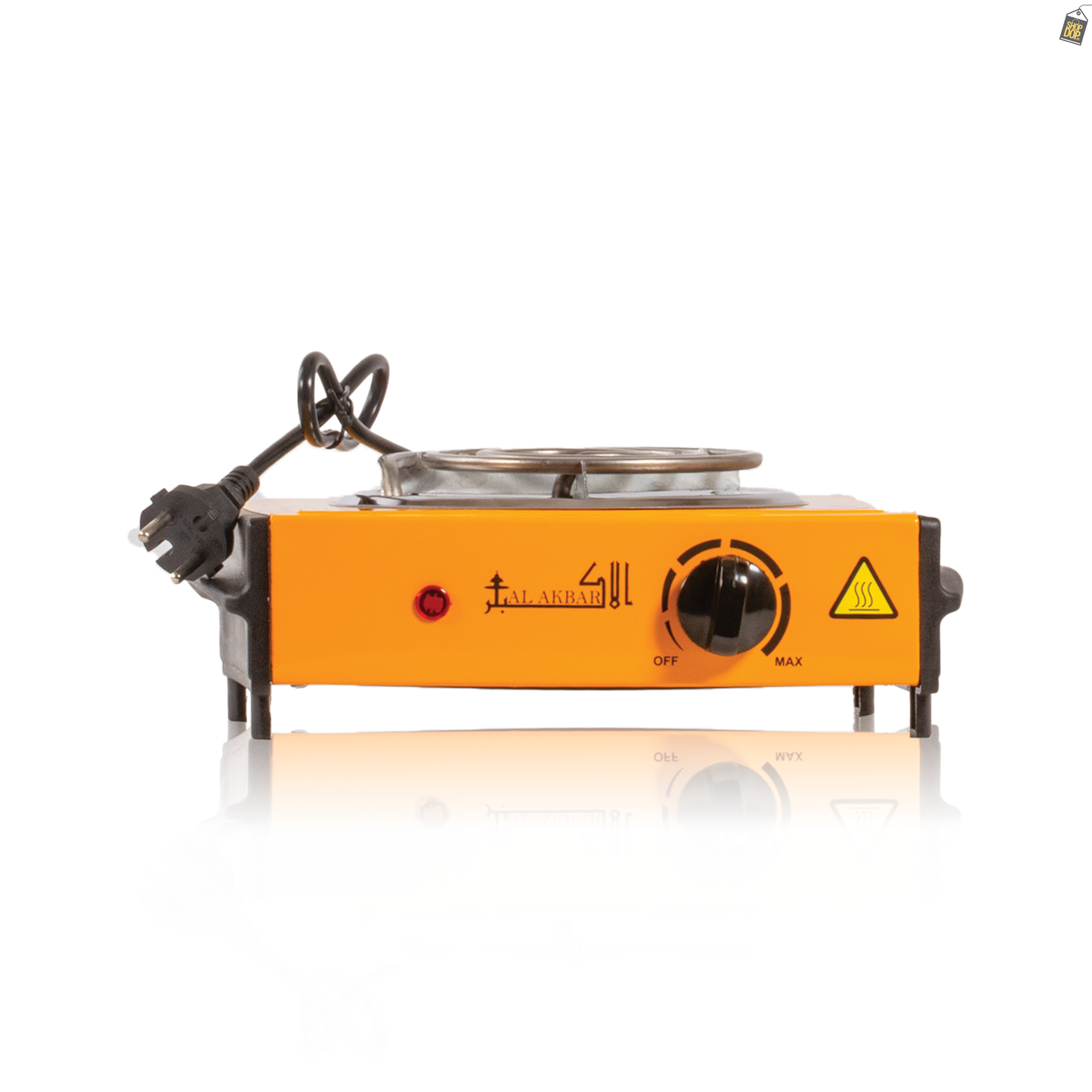Al Akbar Hookah Charcoal Burner - 1000 Watt Hot Plate