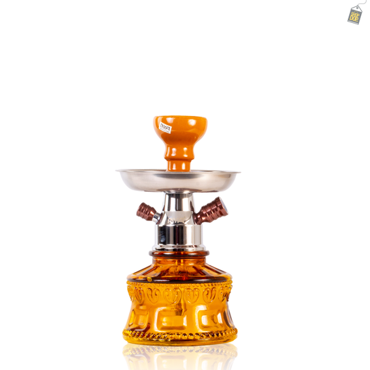 MYA Bacci Hookah - Amber Base / Copper Stem