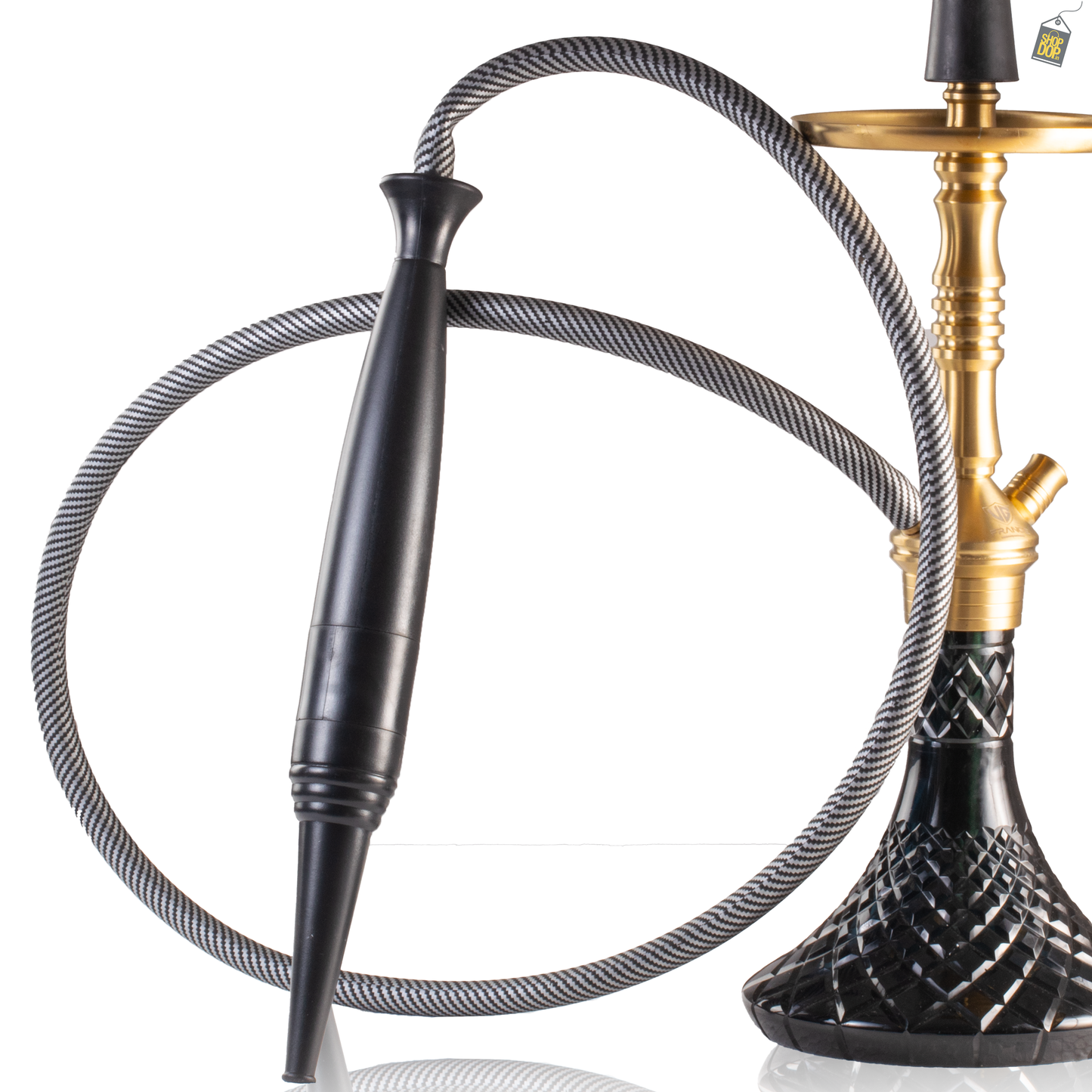 Big Bazooka Handle with Carbon Silicone Hookah Pipe