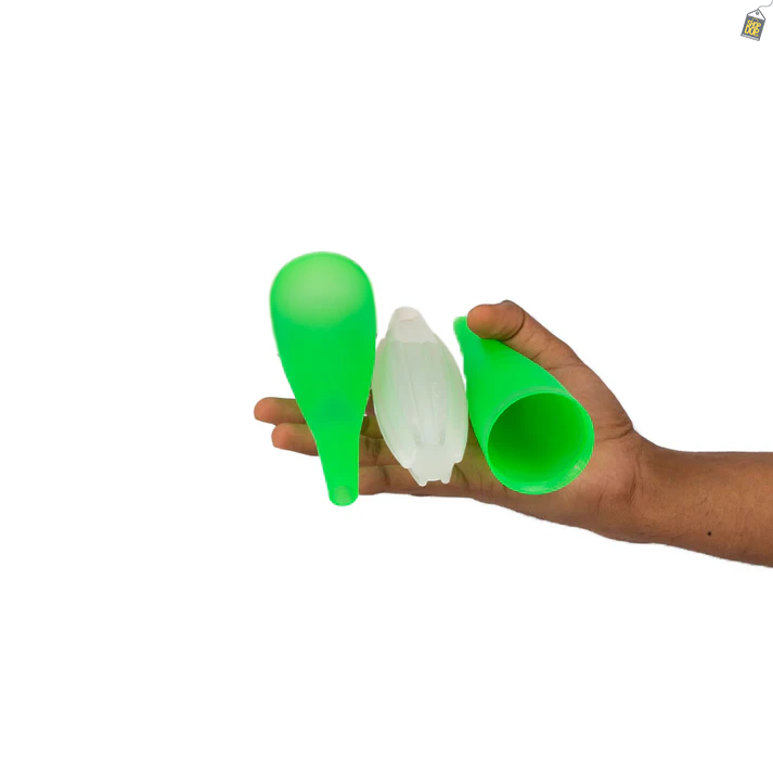 Bazooka Hookah Pipe Handle Only (Ice Chiller) - Green