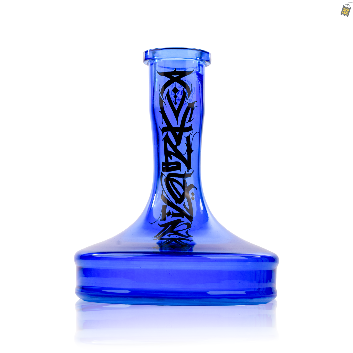 Bick Hookah Glass Replacement Base - Blue (Rubber)