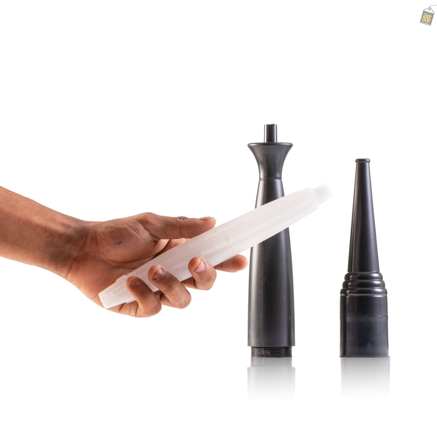 Big Bazooka Hookah Pipe Handle Only (Ice Chiller) - Black