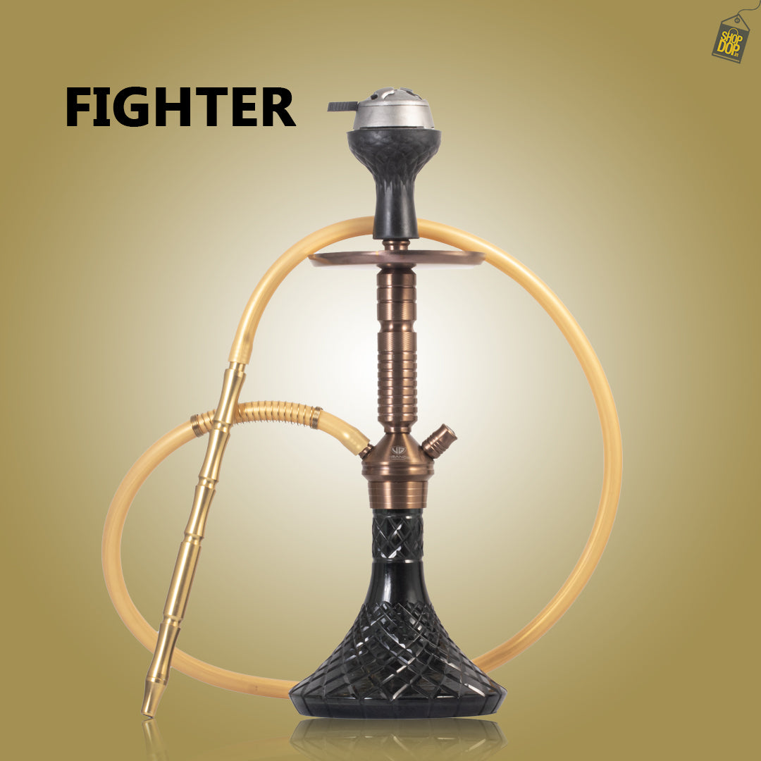 VG Joe Heygan Hookah with Bag - Bronze Stem / Black Base