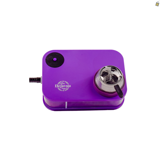 Car Hookah with LED Light & Remote - Purple