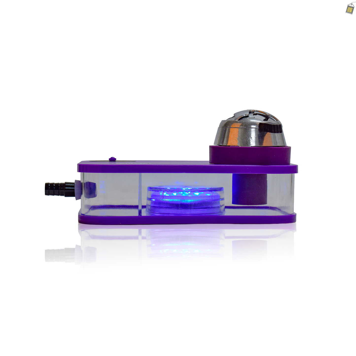 Car Hookah with LED Light & Remote - Purple