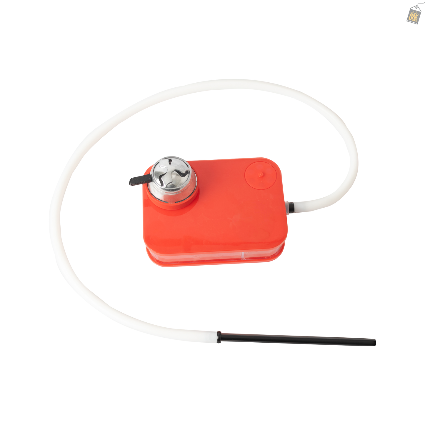 Car Hookah with LED Light & Remote - Red