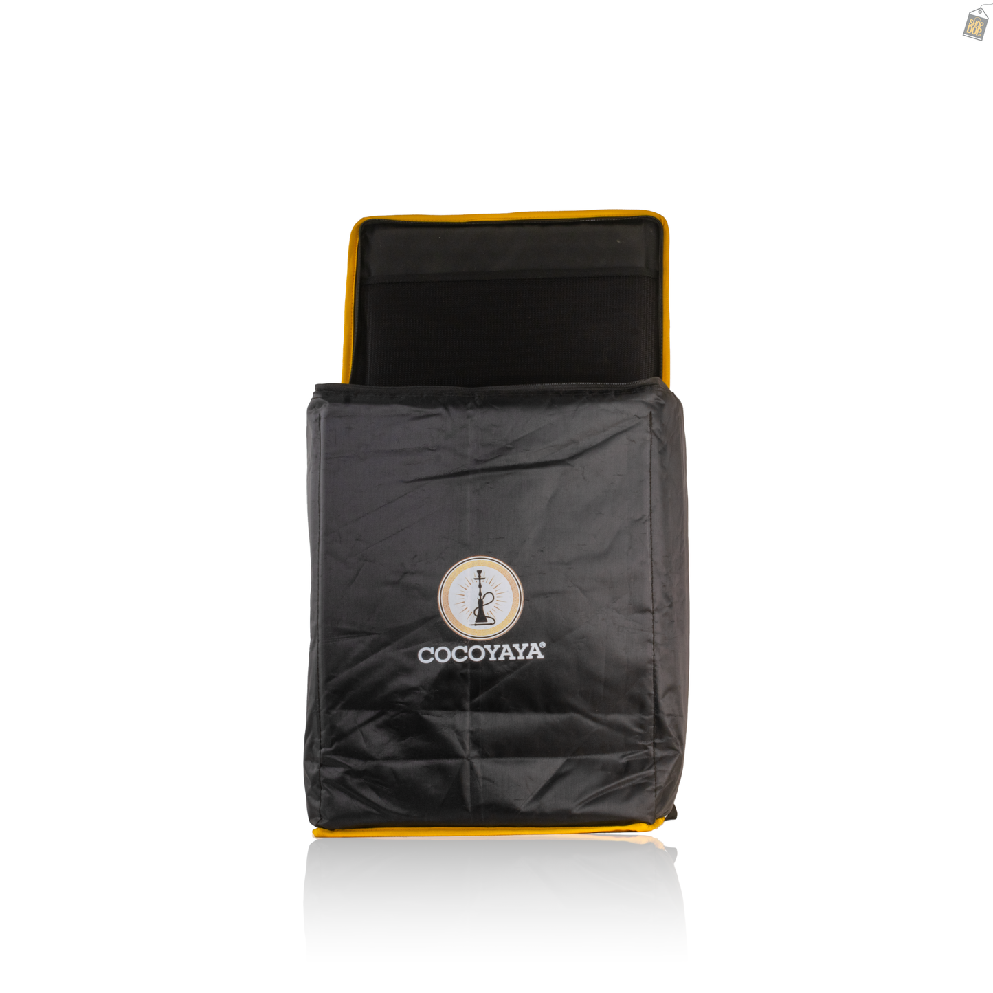 COCOYAYA King Series Brando Hookah with Bag - Golden Stem / Cut Glass Base