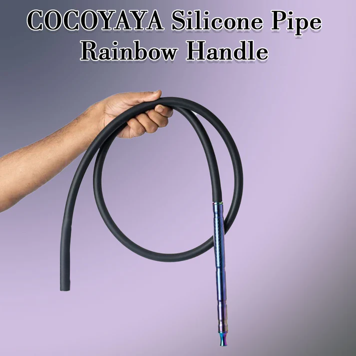 COCOYAYA सिलिकॉन पाइप - इंद्रधनुष हैंडल