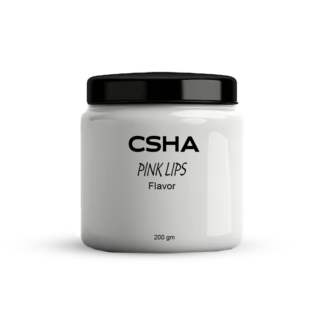 CSHA Pink Lips Hookah Flavor - 200g Glass Jar