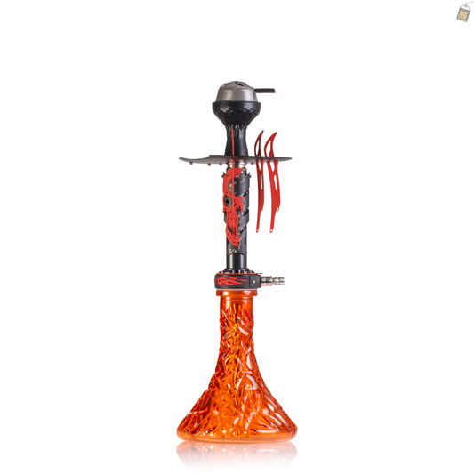EL Bomber Skull Hookah - Red