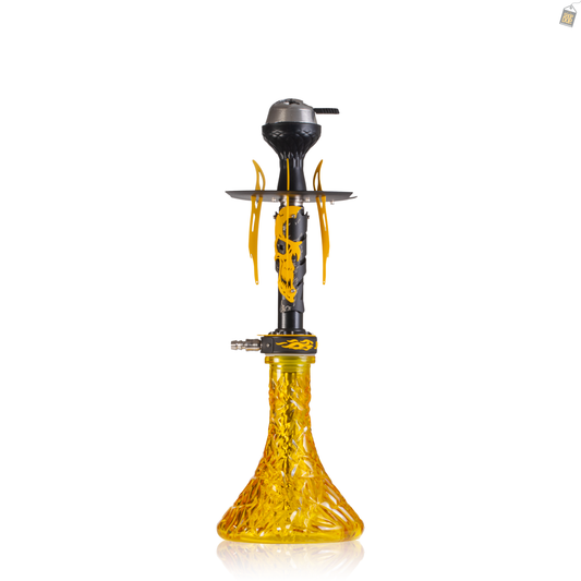 EL Bomber Skull Hookah - Yellow