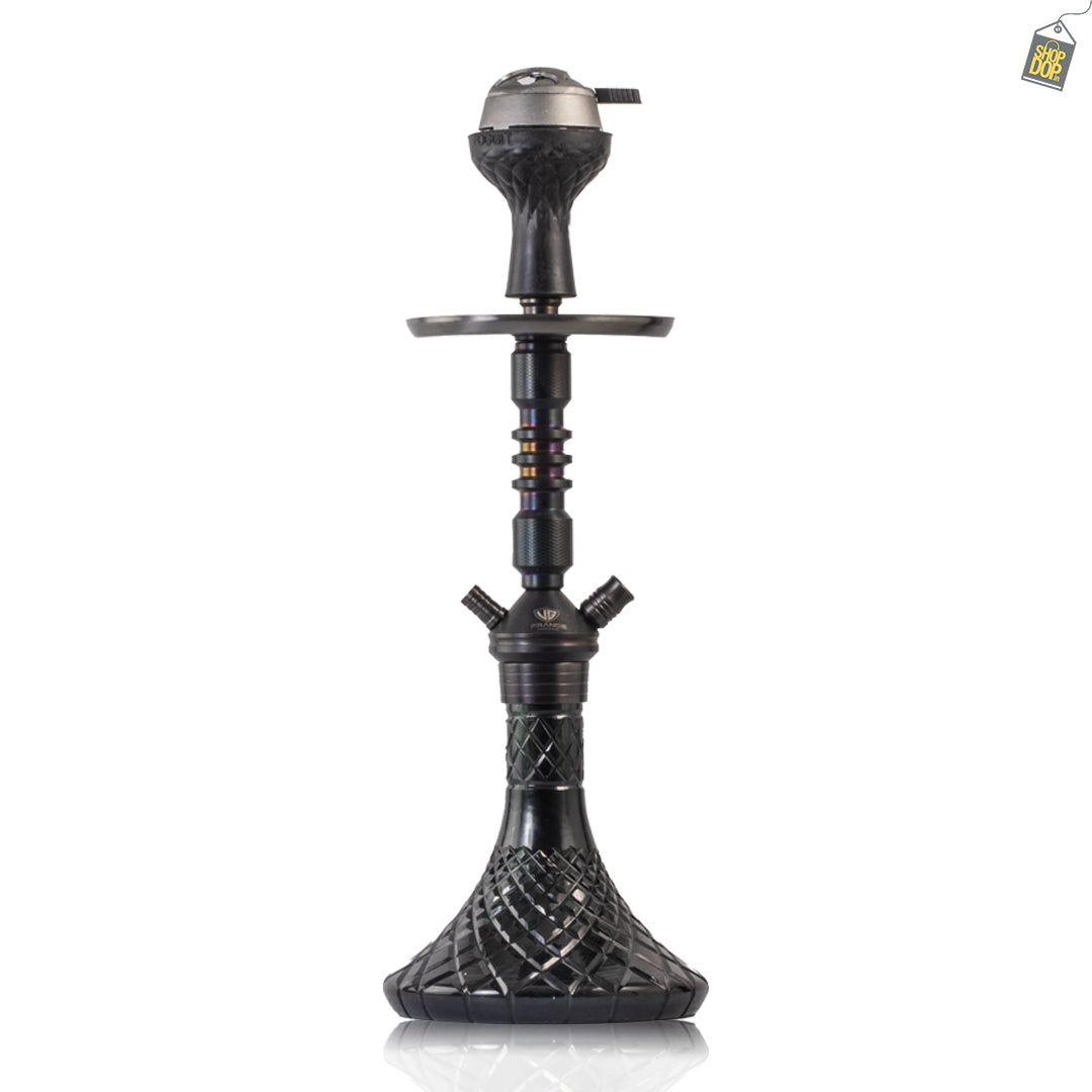 VG Joe R3 Hookah with Bag - Black Stem / Black Base