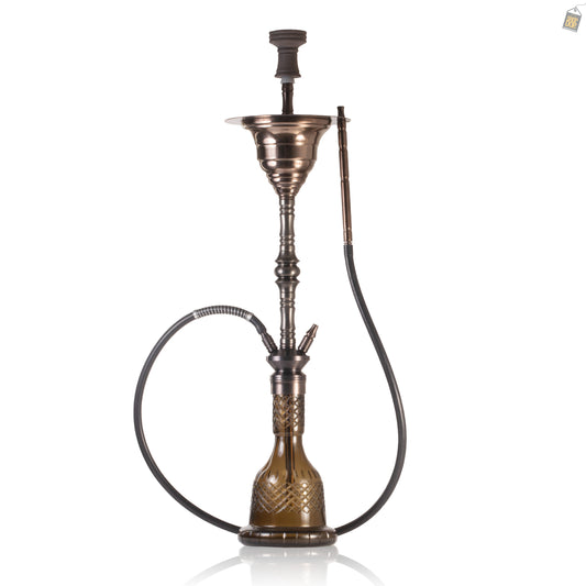 COCOYAYA Gamaliya Persia Grande Hookah - Bronze Stem / Brown Base