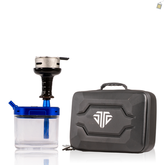 GoFast Hookah with Case - Blue
