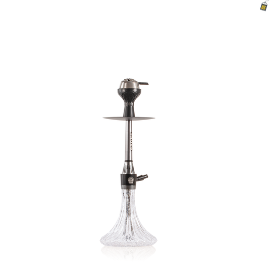 Hevil Hookah with Radium Base - Silver