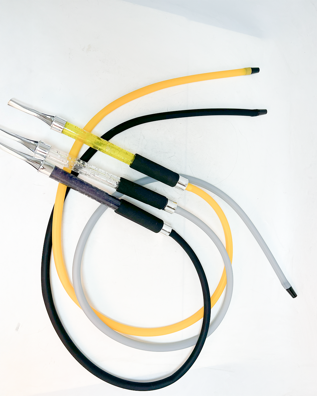 Ice Gel Hookah Silicon Pipe (Freeze Pipe) - Silver