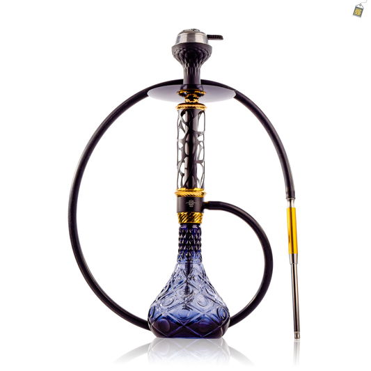 Jungle Roar Hookah with Bag - Black