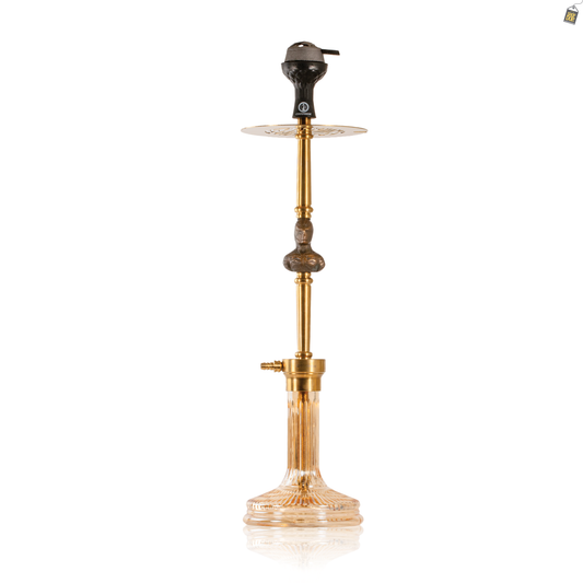 COCOYAYA Jungle Series Spiderman Hookah - Golden Stem / Gold Base