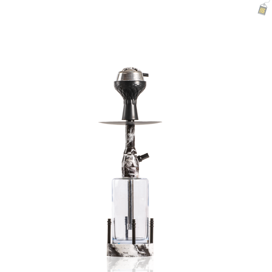 Lantern Hookah with LED Light - Silver