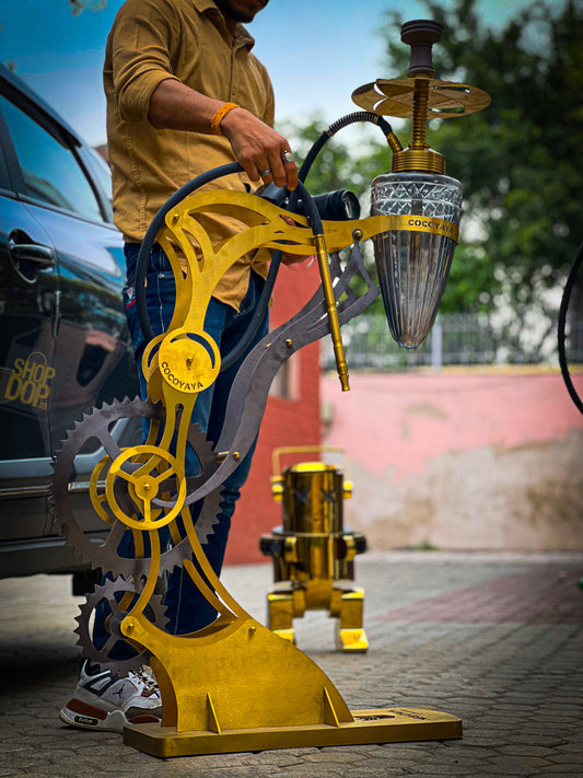 COCOYAYA Megatron Hookah - Golden